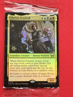 Marina Vendrell MTG Duskmourn Prerelease Promo Foil Sealed - Image 1