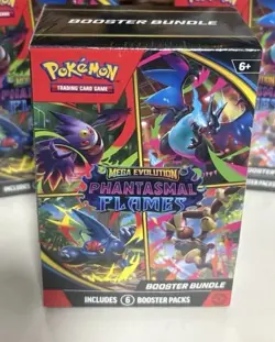 Pokemon Phantasmal Flames ETB + Booster Bundle Sealed New - Image 2