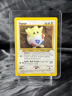 Neo Destiny Togepi 56/105 Uncommon Pokemon Unlimited LP - Image 1