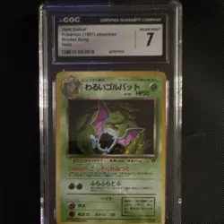 Pokemon TCG Dark Golbat 042 Rocket Gang Holo Rare Holo CGC 7 Japanese (1997) - Image 1