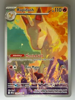 Pokemon Rapidash - Holo SV10: Destined Rivals (DRI) 189/182 NM - Image 1