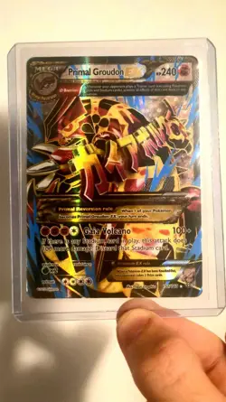 Pokemon Primal Groudon EX 151/160 XY Primal Clash - Ultra Rare Holo - MP - Image 1