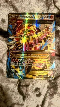 Pokemon Primal Groudon EX 151/160 XY Primal Clash - Ultra Rare Holo - MP - Image 2