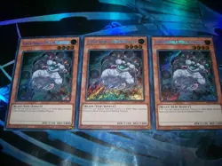 3x Super-Nimble Mega Hamster 1st Edition Secret Rare RA02-EN004 Yu-Gi-Oh! - Image 1