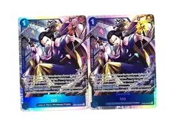 IZO SR ST22-002 Foil X 2 – One Piece TCG – Whitebeard Pirates – NM - Image 1