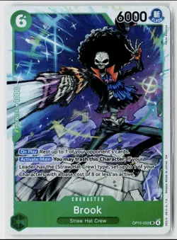 Brook SR OP15-032 ONE PIECE Card Adventure on KAMI’s Island English NM - Image 1
