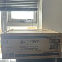 ONE PIECE OP13 CARRYING ON HIS WILL SEALED CASE 12 BOOSTER BOX ENG - Image 2