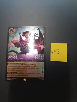 Disney Lorcana Demona-Scourge of the Wyvern Clan Card 55/204 Cold-Foil Holo #3 - Image 1