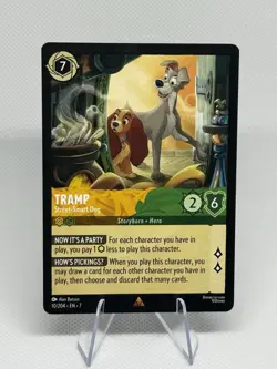 Disney Lorcana Archazia’s Island-TRAMP-Street Smart Dog 10/204 Rare - Regular - Image 1