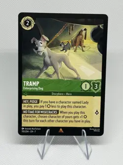 Archazia’s Island Disney Lorcana-Tramp-Enterprising Dog 110/204 Rare-Regular - Image 1