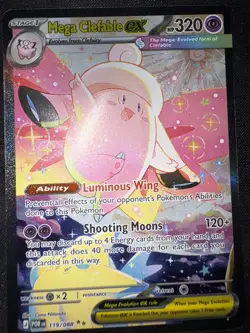 Mega Clefable Ex SIR 119/088 Pokemon TCG Perfect Order FAST SHIPPING - Image 1
