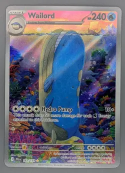 Wailord IR 162/159 JTG S&V ENG Journey Together NM Pokemon Card TCG - Image 1
