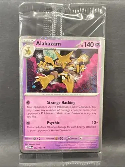 SEALED Alakazam 82/167 Cosmos Holo Knockout SEALED PROMO Pokemon Card - Image 1