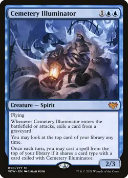MTG Magic the Gathering Cemetery Illuminator (50/561) Innistrad Crimson Vow NM - Image 1