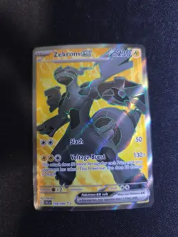 Zekrom 158/086 Full Art Black Bolt Pokemon TCG Cards - Image 1