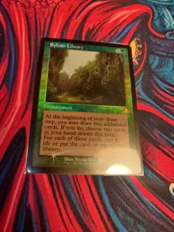 FOIL Sylvan Library Commander's Arsenal NM - Image 1
