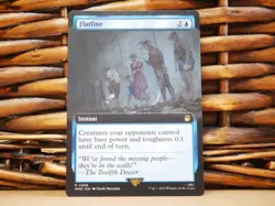MTG Flatline 0358 RARE EXT ART | NM Near Mint | WHO | 2023 - Image 1