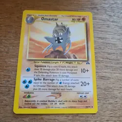 OMASTAR 43/75 ENG NEO DISCOVERY CARTA POKEMON - Image 1