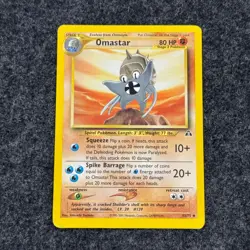 POKEMON OMASTAR 43/75 NEO DISCOVERY LIGHTLY PLAYED - Image 1