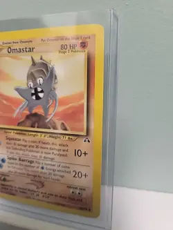 Pokemon TCG Omastar 43/75 Neo Discovery Unlimited MINT - Image 3