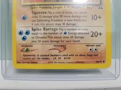 Pokemon TCG Omastar 43/75 Neo Discovery Unlimited MINT - Image 4