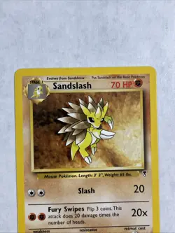 2002 POKEMON TCG SANDSLASH #62/110 LEGENDARY COLLECTION UNCOMMON TRADING CARD - Image 4