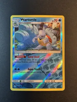 Wartortle - 34/214 - SM Unbroken Bonds - Reverse Holo Pokemon TCG - LP - Image 3