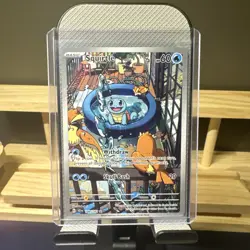 Pokemon TCG Squirtle 148/142 SV07 Stellar Crown Illustration Rare NM - Image 1