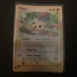 2003 Pokemon EX Dragon Plusle Reverse Holo #8/97 (rare) - Image 1