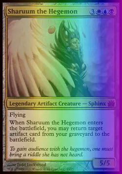 MTG Magic the Gathering Sharuum the Hegemon (11/15) FTV Legends NM FOIL - Image 1