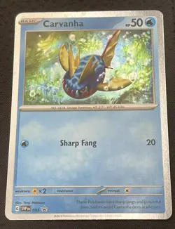 Carvanha 093 Scarlet & Violet Cosmos Holo Promo Pokemon TCG Double Swirl 🍥 NM - Image 4