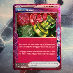 Pokemon TCG Twilight Masquerade Unfair Stamp 165/167 Ace Spec - Image 2