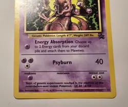 Pokemon Mewtwo #14 Black Star Promo- LP - Image 3