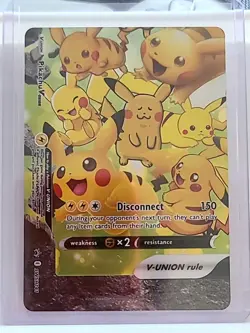 Pikachu V Union SWSH141 Pokemon 2021 Black Star Promo Celebrations NM / MINT - Image 1