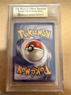 Pokemon Fossil 1st Edition Shellder 54/62 Beckett 9.5 Gem Mint 1999 English - Image 2