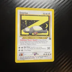 Pokemon TCG Snorlax WoTC Black Star Promo 49 LP - Image 1