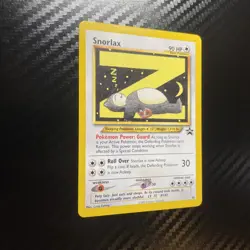 Pokemon TCG Snorlax WoTC Black Star Promo 49 LP - Image 2