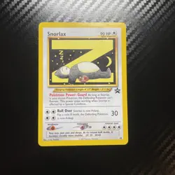 Pokemon TCG Snorlax WoTC Black Star Promo 49 LP - Image 5