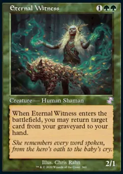 MTG Magic the Gathering Eternal Witness (361/429) Time Spiral Remastered NM - Image 1