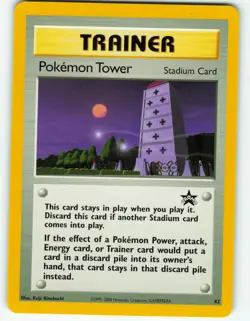 Pokemon Tower - #42 WOTC Black Star Promo - Pokemon TCG - 2000 - Image 1