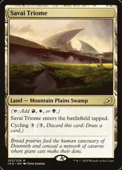 MTG Savai Triome - Ikoria: Lair of Behemoths - 253/274 Non-Foil - NM - Image 1