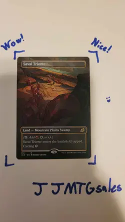 Savai Triome ~ Extended Art ~ Ikoria: Lair of Behemoths NM ~ MTG - Image 1