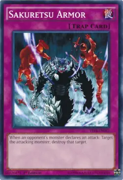 Yugioh! MP Sakuretsu Armor - YS14-EN032 - Common - 1st Edition Moderately Played - Image 1