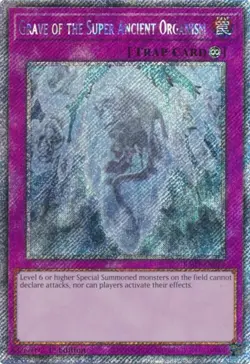 Yugioh! Grave of the Super Ancient Organism - RA03-EN077 - Platinum Secret Rare - Image 1