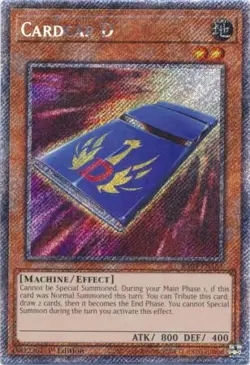 Yugioh! Cardcar D - RA04-EN181 - Platinum Secret Rare - 1st Edition Near Mint, E - Image 1