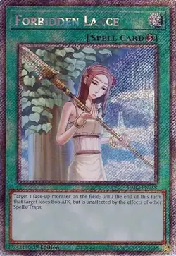 Yugioh! Forbidden Lance - RA02-EN058 - Platinum Secret Rare - 1st Edition Near M - Image 1