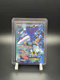 Pokemon Team Aqua's Kyogre EX 6/34 Double Crisis Ultra Rare Full Art Holo 190 HP - Image 1
