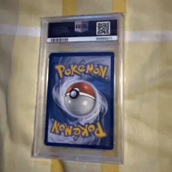 Pokemon TCG Bulbasaur Holo Card Illustration Stellar Crown Rare 143/142 PSA 9 - Image 2