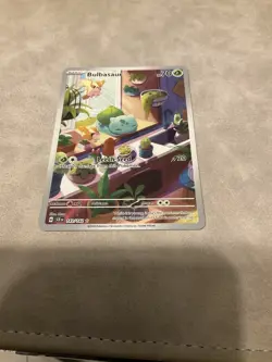 Pokemon TCG Bulbasaur Stellar Crown Illustration Holo Card 143/142 - Image 1