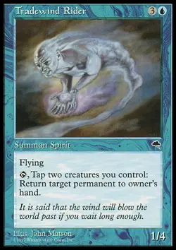 MTG Magic the Gathering Tradewind Rider (98/350) Tempest LP - Image 1